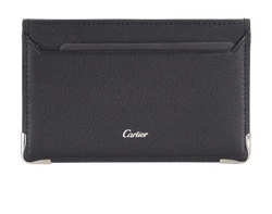 Cartier Must de Cartier Double Card Holder, Leather, Black, EDWC, DB/B, 3*